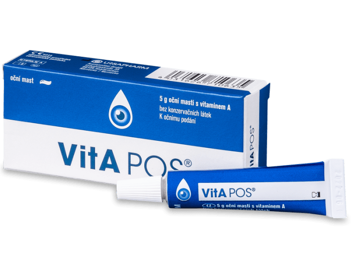 Vit a pos eye ointment