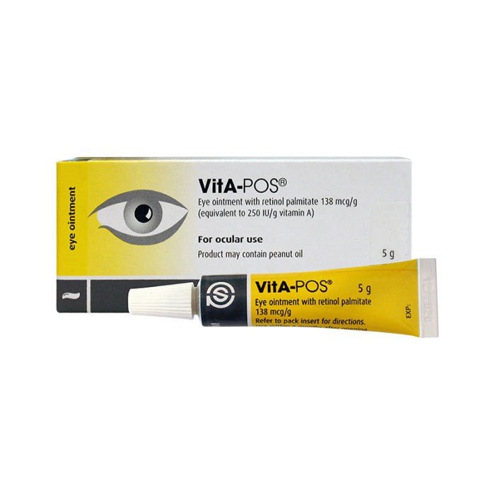 5g pos ointment vita eye