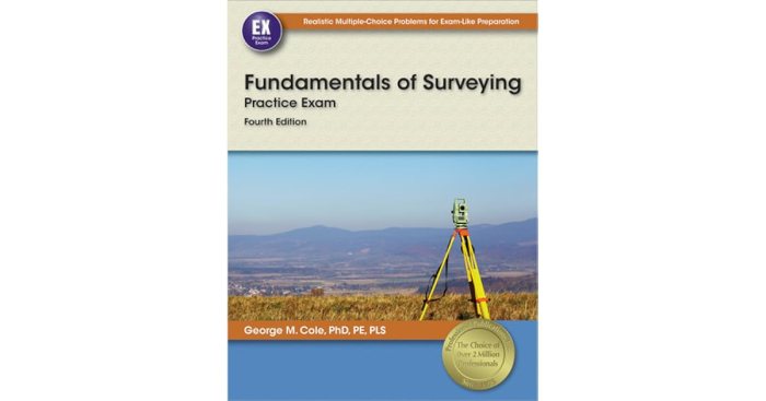 Fundamentals of surveying practice exam pdf