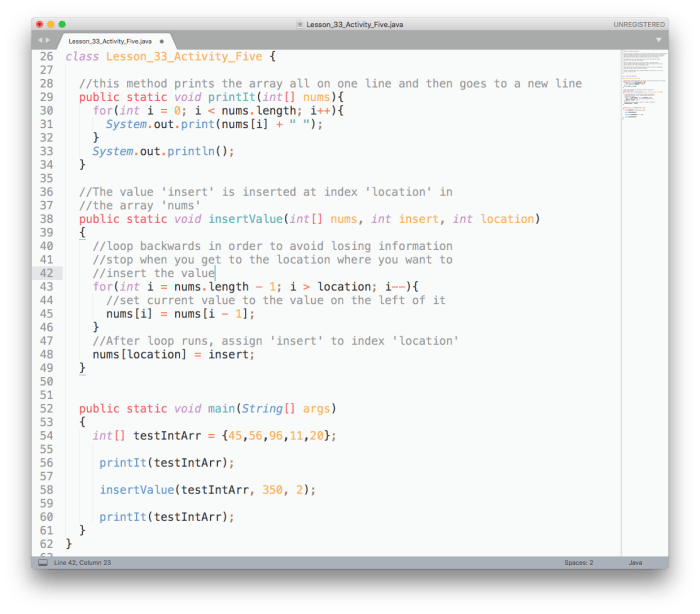 Unit 2 lesson 3 - coding activity 1