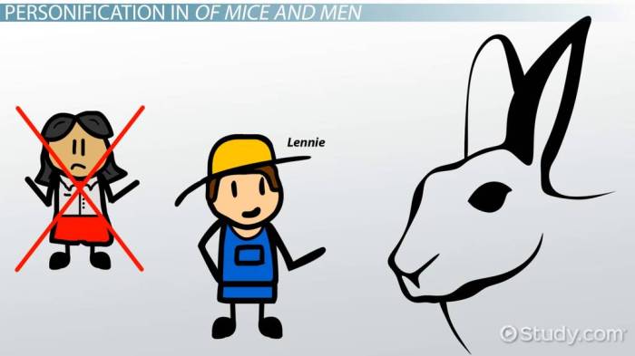 Personification in of mice and men