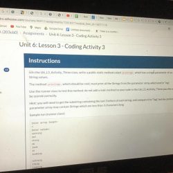 Unit 2 lesson 3 - coding activity 1