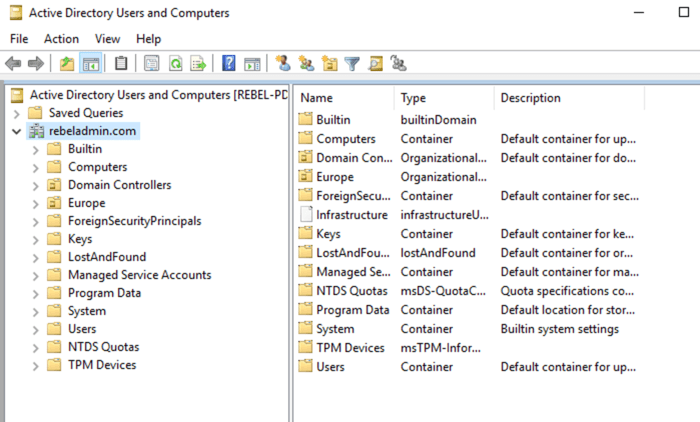 Default shared folders in a domain controller