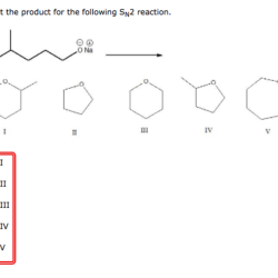 Predict the product for the sn2 reaction shown.